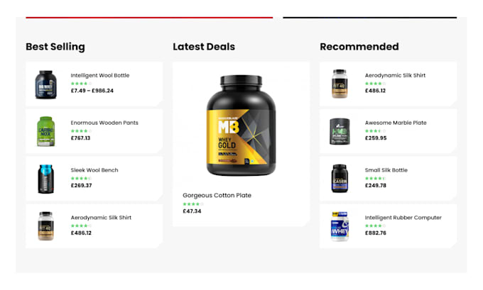 design private label supplement shopify store ecommerce supplement shopify store