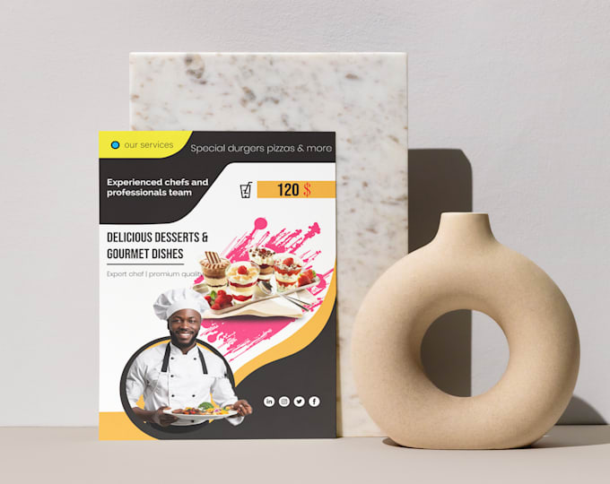 flyer design, events, beauty salons, business branding
