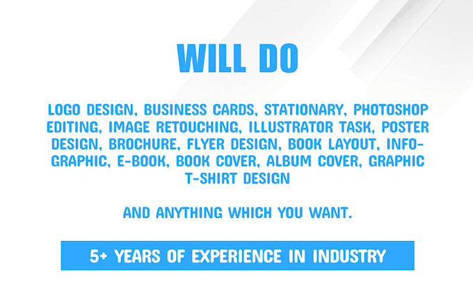 be your personal graphic designer, for web or print design expert