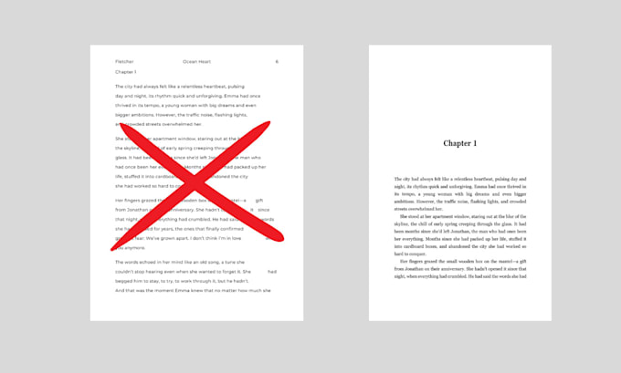 format your fiction novel