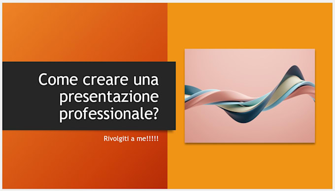 creare una presentazione power point chiara e professionale