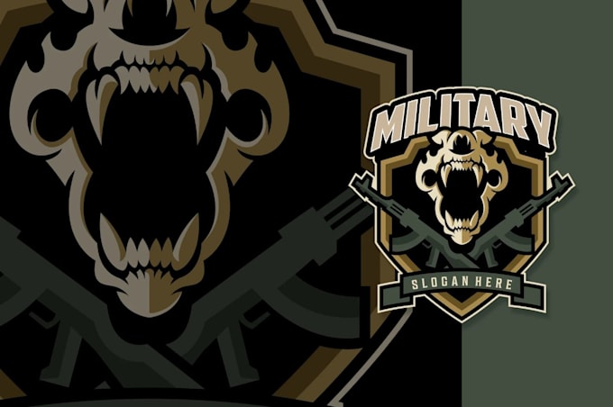 make mascot army military tactical logo