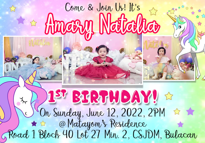 do birthday backdrop made from canva