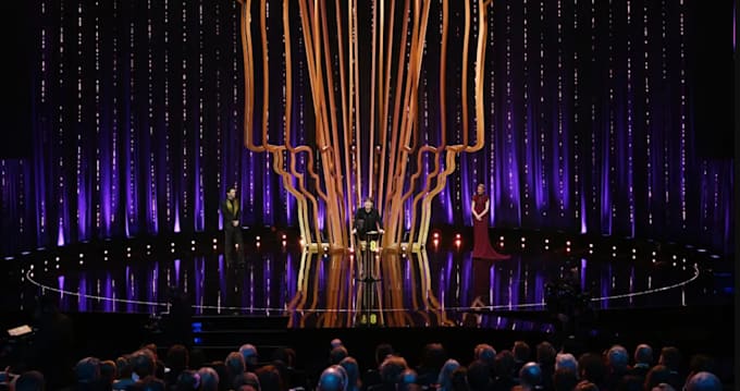 create event stage design,complete layout render, custom stage lighting wedding