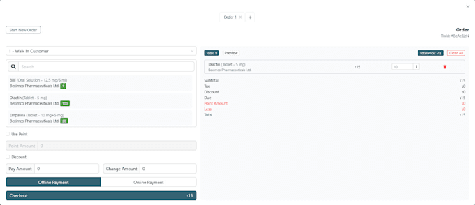 develop an inventory management system pos