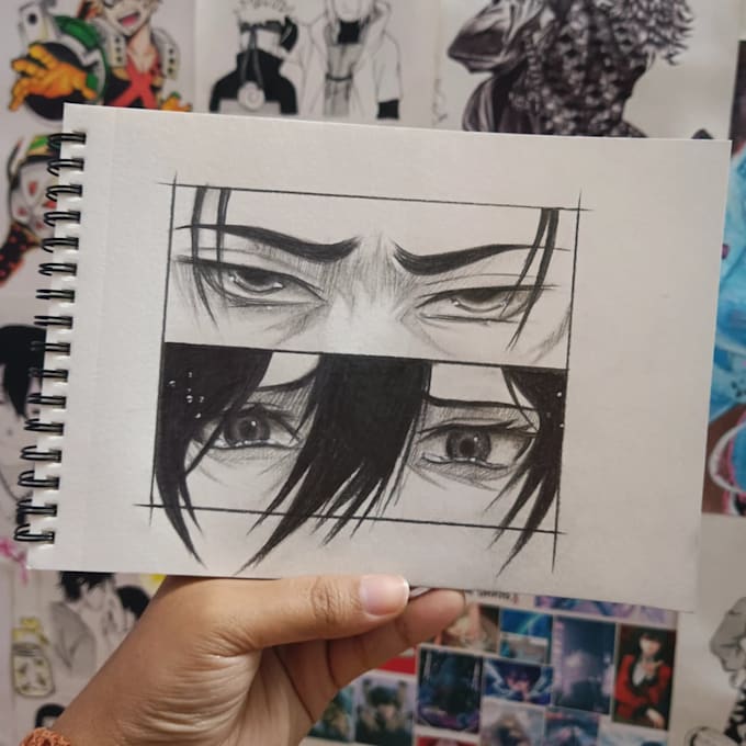 draw anime sketch or painting in 24 hours