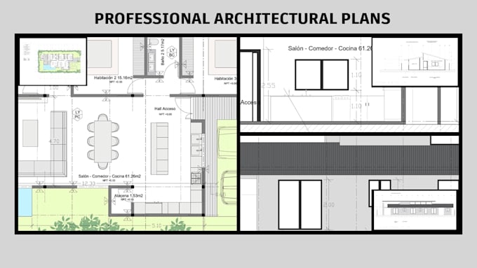 redraw floor plans in autocad professionally