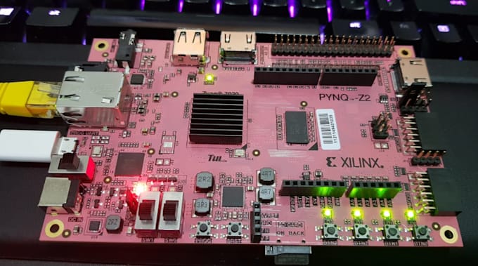 do fpga projects  on pynq  board  using verilog, sv and vhdl