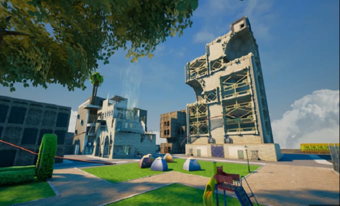 create a custom 3d fortnite game map using unreal engine for fortnite uefn