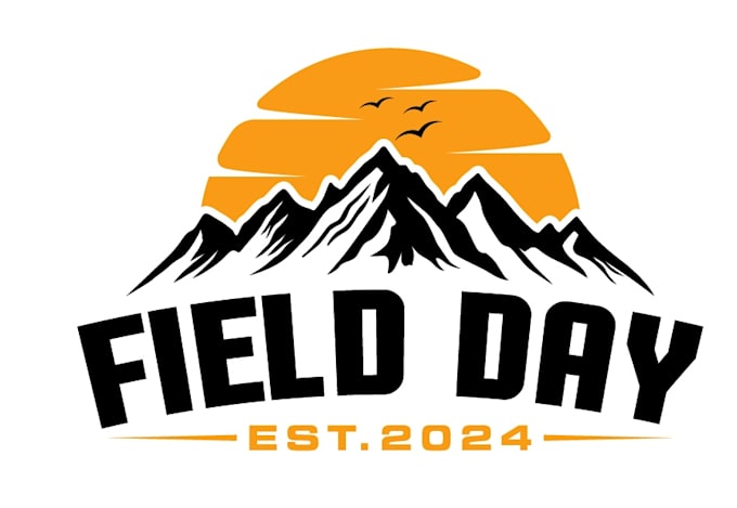 make modern mountain logo design