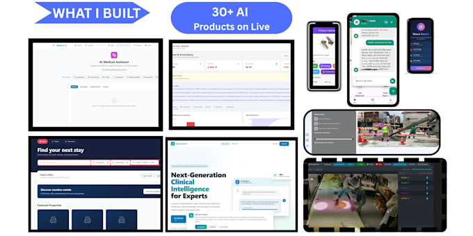 develop python react based ai web app with mobile version