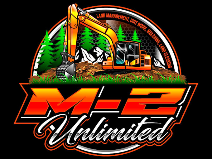 design wonderful land clearing logo