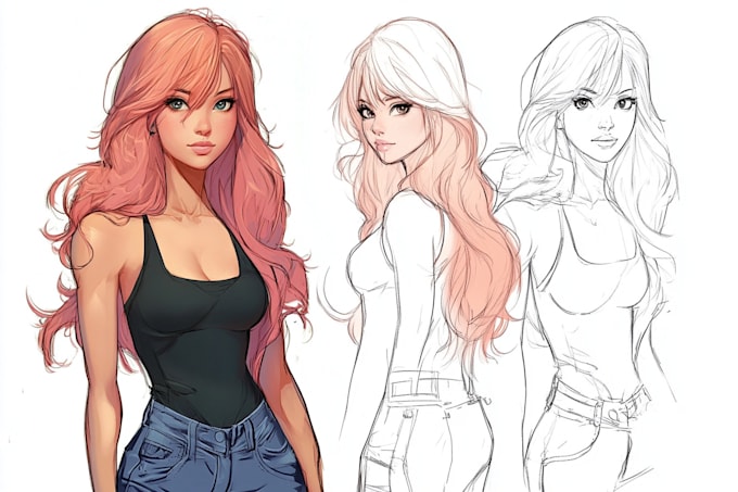 Draw anime illustration, original character or fanart by Wadlihitfield ...