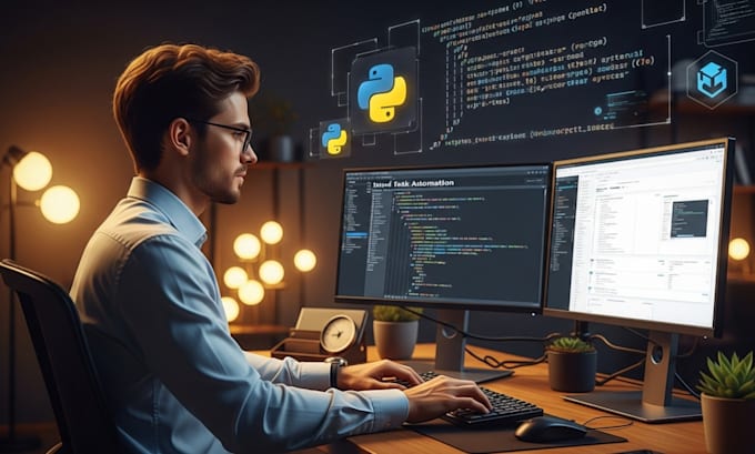 create custom python bots scripts, automate jobs