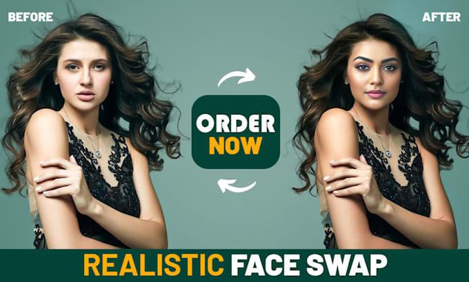 Do realistic face swap ,change face, head change, photo retouching ...