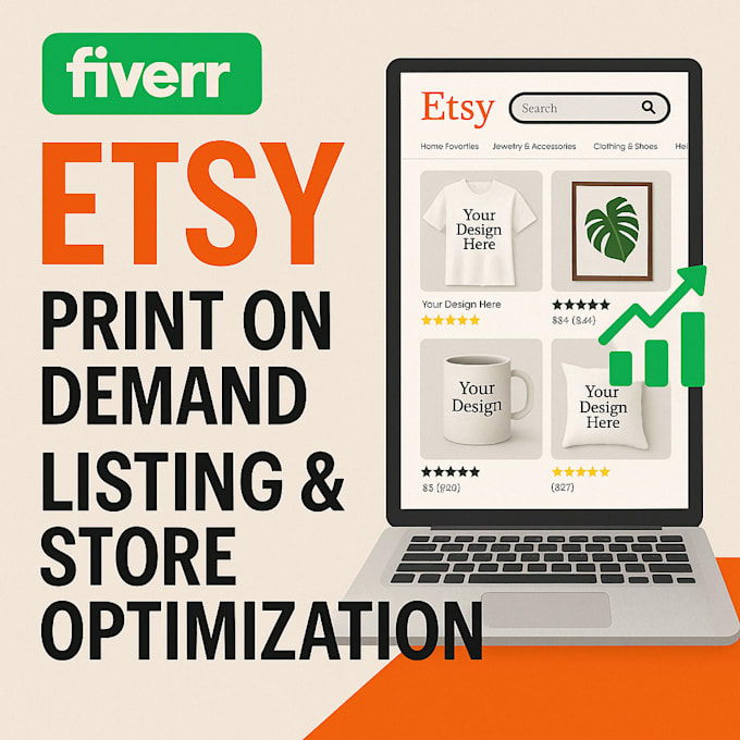 do etsy print on demand, listing and etsy store management