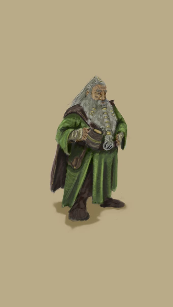 create illustrations and develop characters for an rpg