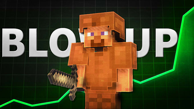 Make pro minecraft thumbnails in high quality by Natforreal | Fiverr