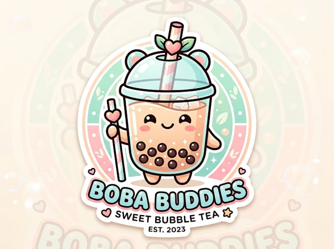 design unique, cute cat, pet, dog, animal mascot logo