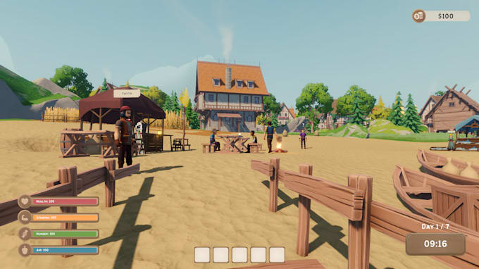 develop a high quality 3d or 2d game in unity