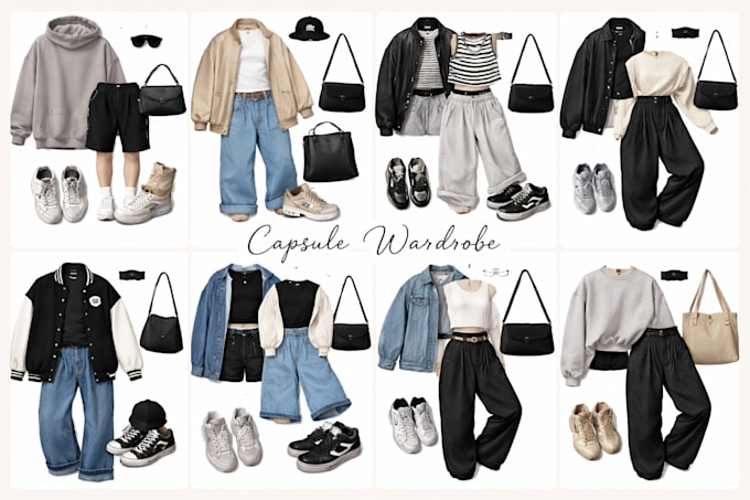 curate stylish capsule wardrobe and do color analysis