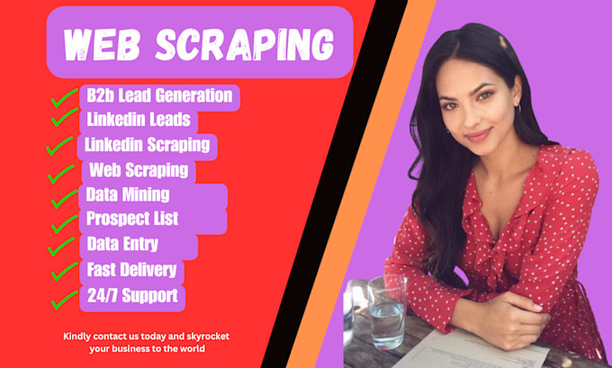 do web scraping or data scraping from almost any website