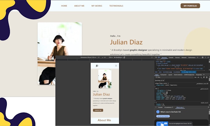 be your front end developer