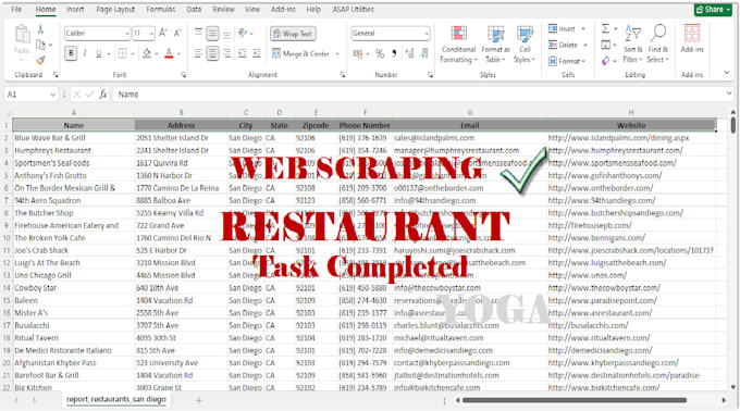 do data extraction and web scraping, data collection