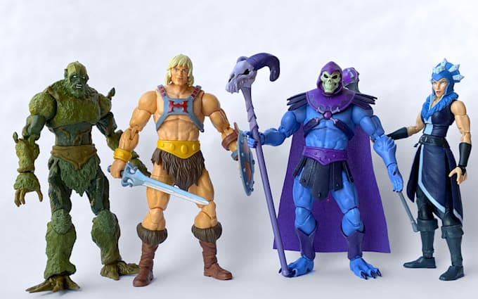 3d articulated action figure,modify figure,fix joint, articulation for 3d print