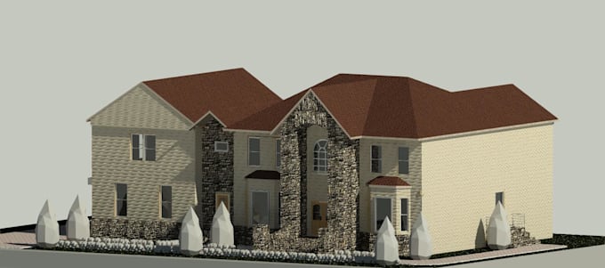 Do revit architecture bim model and 3d rendering by Ar_sara | Fiverr