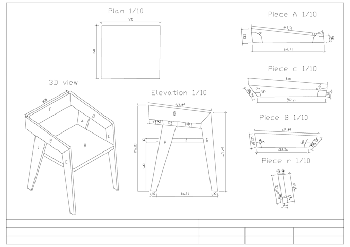create professional furniture details and shop drawings
