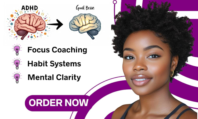 be your adhd coach with support for focus productivity and organization