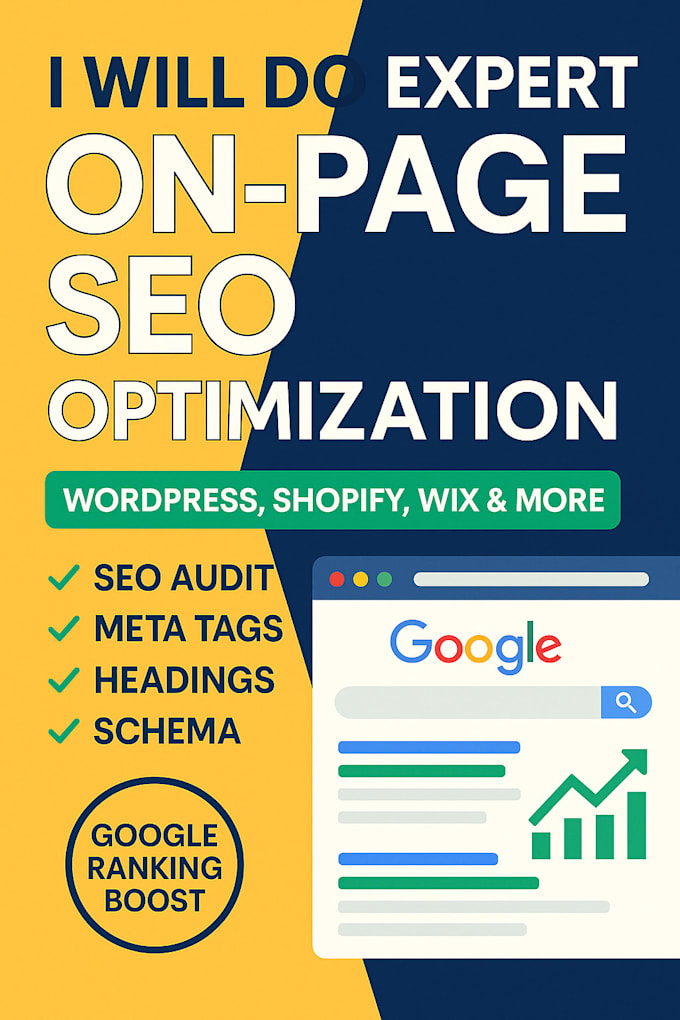 expert on page SEO optimization for wordpress, shopify, wix and more