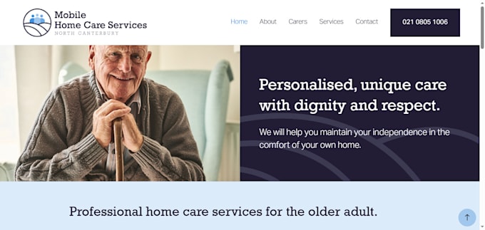 do SEO homecare website elderly care healthcare website assisted living website