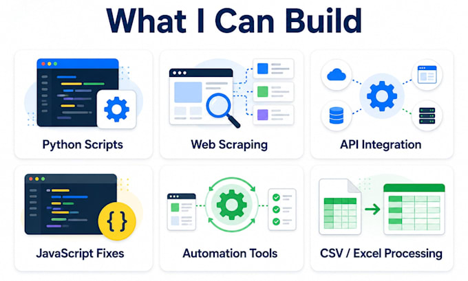 build python automation and web scraping scripts