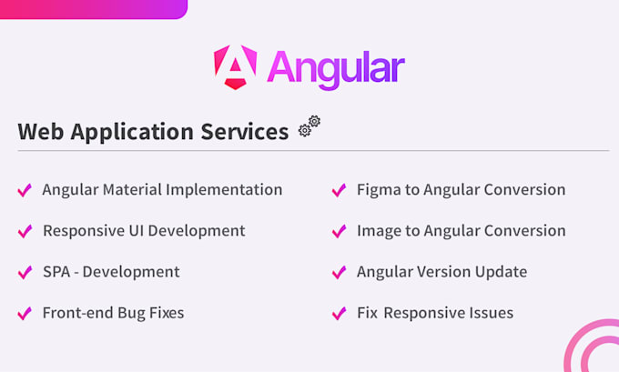 angular frontend developer, angular web development, convert figma to angular