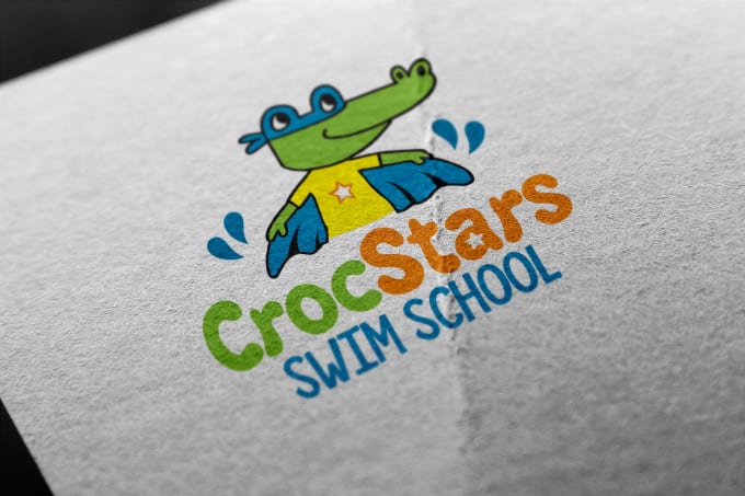 create fun cartoon style logo
