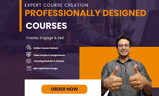 create researched and engaging online training or elearning course content