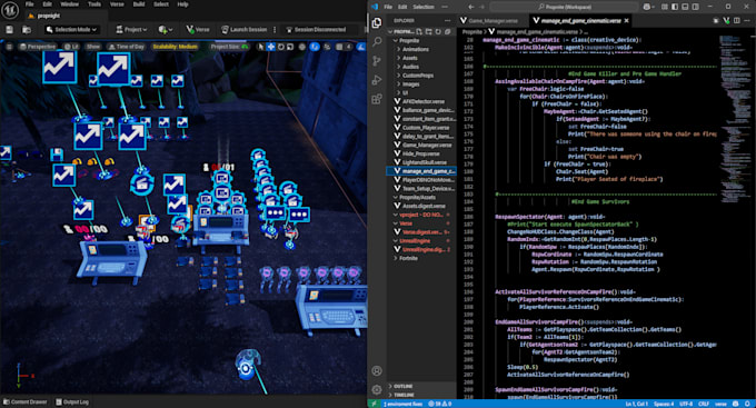 create unique verse systems for uefn projects