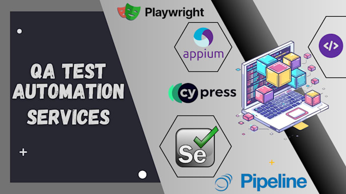 create automation bots and test scripts using selenium, cypress, or playwright