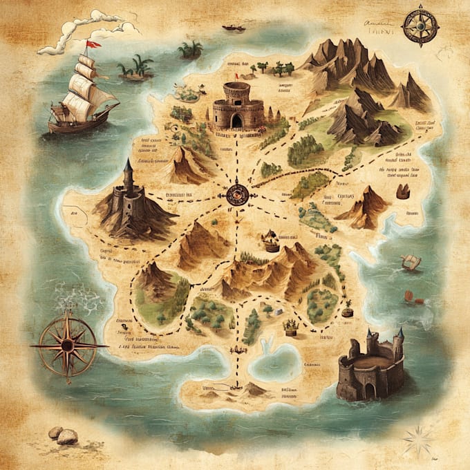 create a fantasy map for your book