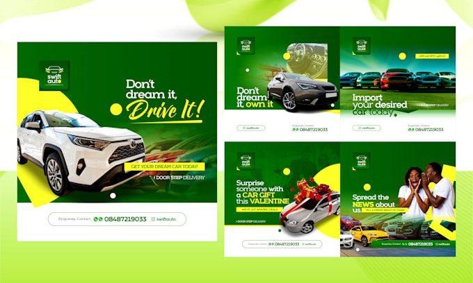 design engaging social media post, graphics of any kind