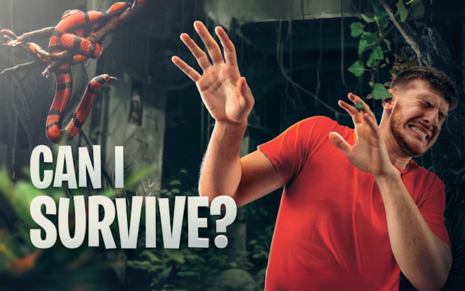 design viral and clickbait youtube thumbnail