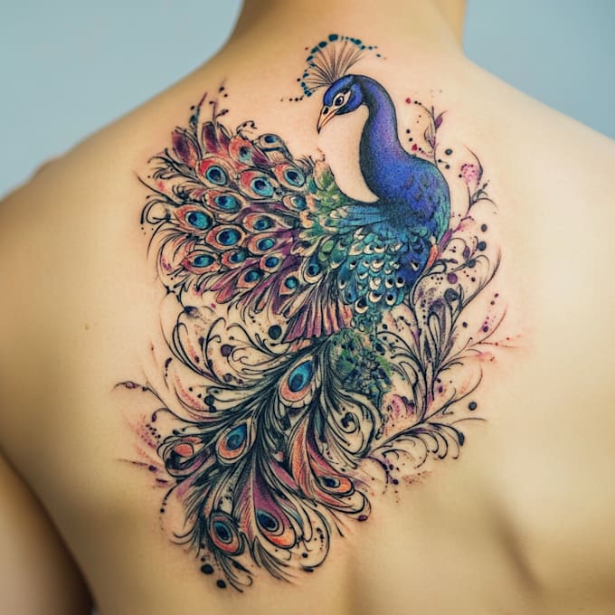 draw a realistic tattoo design