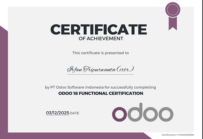 help in odoo certification