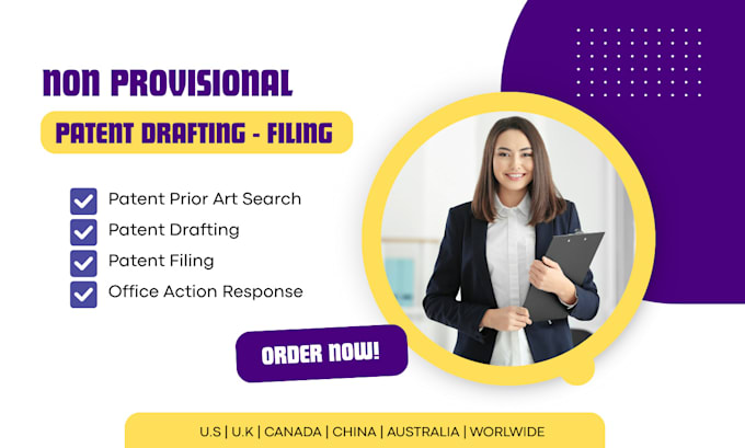 be your patent drafting and filing expert