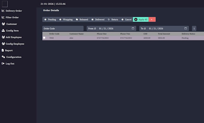 build wholesale order and inventory system with analytics and smart reports