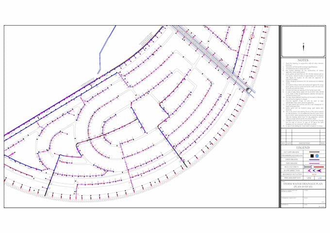 create drainage plan, swm plan and other wet utilities design