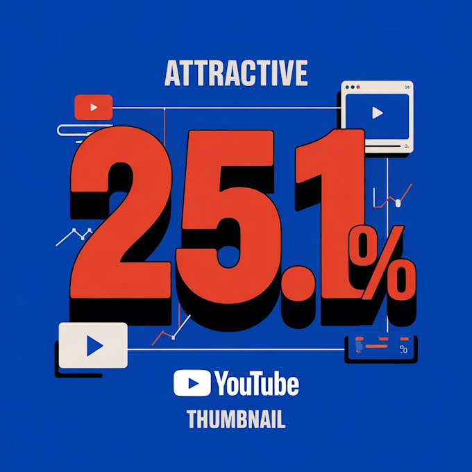 make an eye catchy youtube thumbnail for cheap