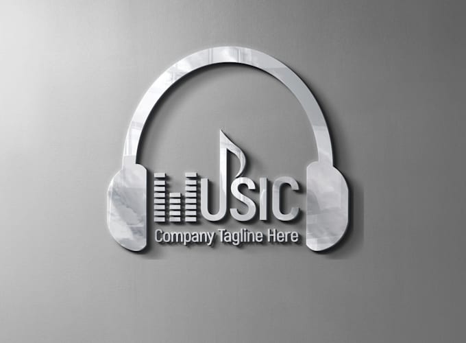 design music vintage logo design